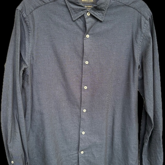 Massimo Dutti Button Up Shirt Mens Large - Picture 2 of 8